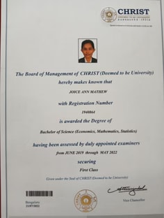 Profile photo of Joice Mathew, undefined tutor at Wiingy