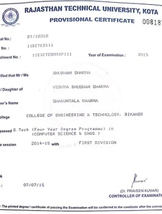 Profile photo of Shubham Sharma, undefined tutor at Wiingy