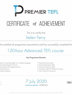 Profile photo of Helen Ferry, undefined tutor at Wiingy