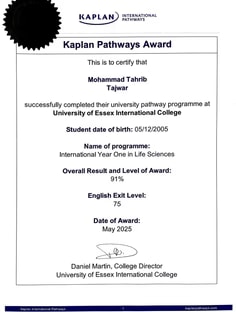 Profile photo of Mohammad Tahrib Tajwar, undefined tutor at Wiingy