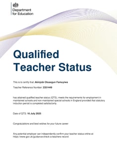 Profile photo of Akinjobi Famuyiwa, undefined tutor at Wiingy