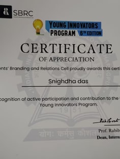 Profile photo of Snigdha Das, undefined tutor at Wiingy