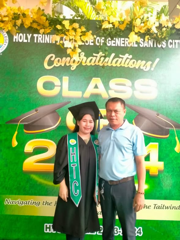 Graduation ceremony photo of Caryn Joy
