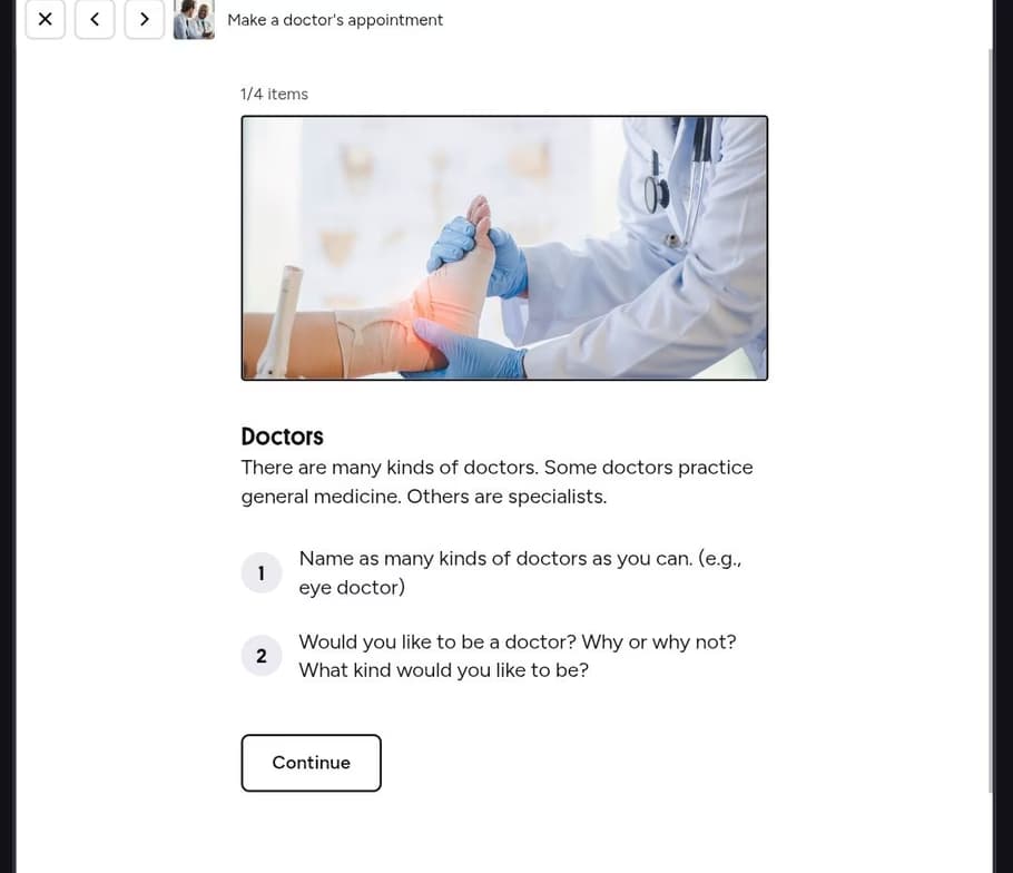 Live performance with English by Angelina