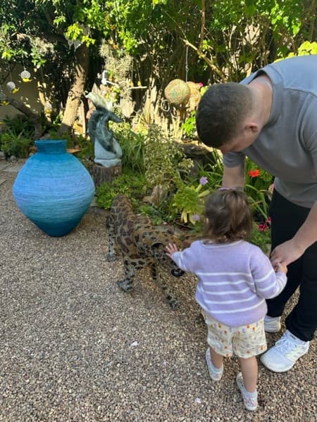 Travel snapshot of Alistair during a trip