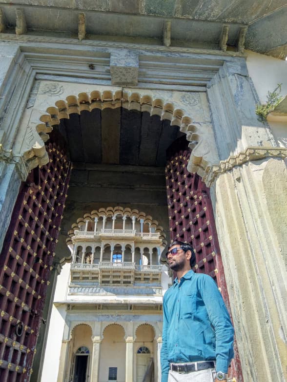 Travel snapshot of Dr Anil during a trip