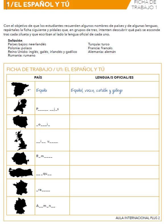 Spanish learning materials by Gretha