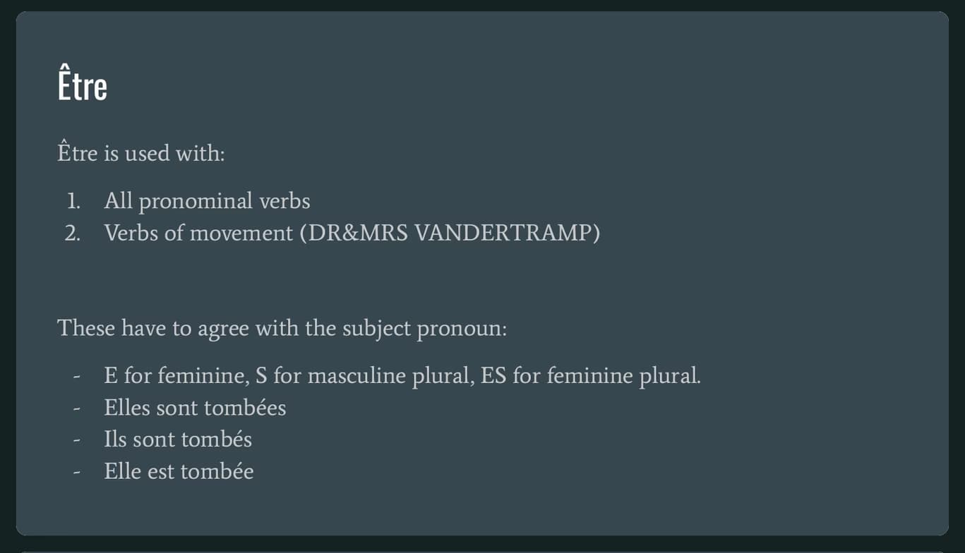 French learning materials by Hristina