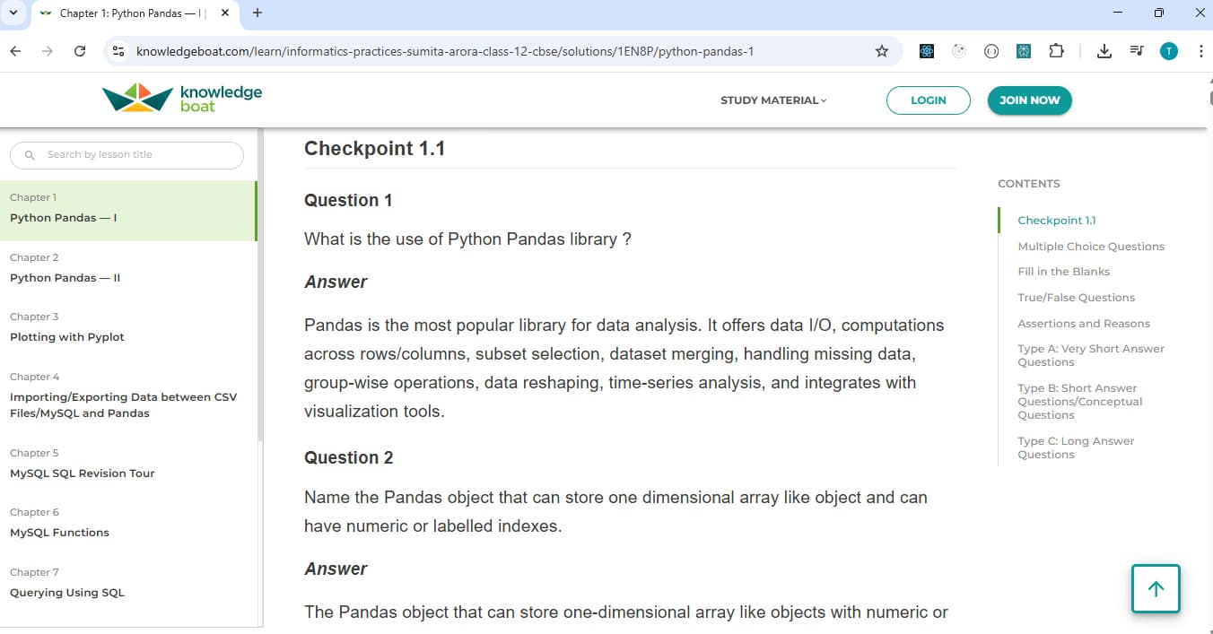 Coding learning materials by Tushar