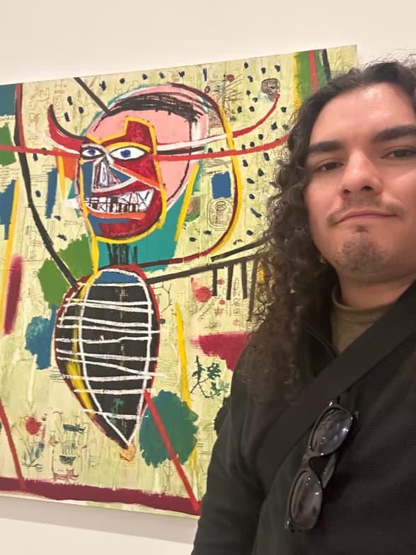 Travel snapshot of Luis during a trip