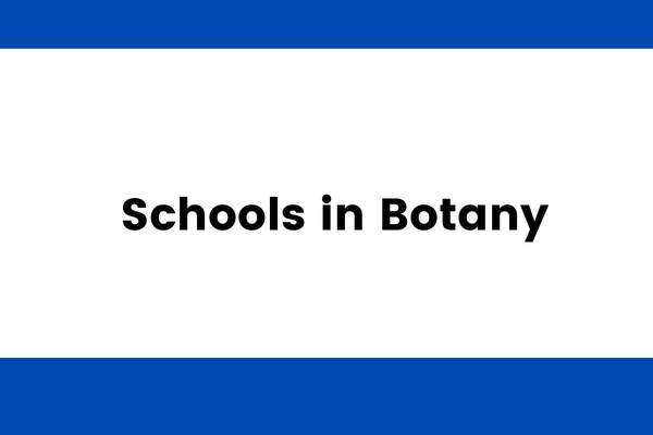 schools in Botany