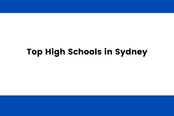 top high schools in sydney