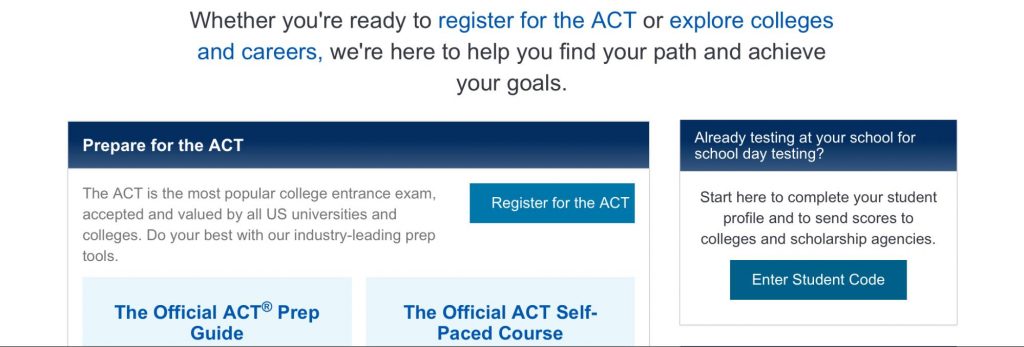 what is act #2 - registration screen