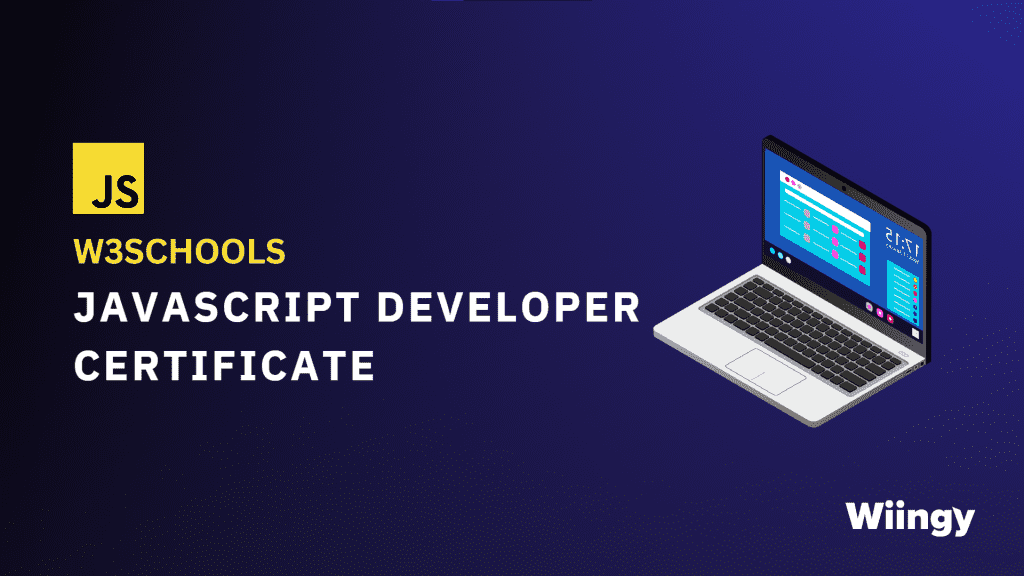 Best JavaScript Certifications #2 JavaScript Developer Certificate - W3Schools