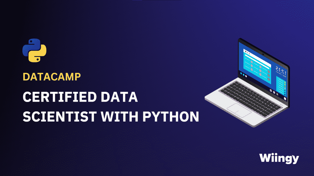 Best Python Certifications #2 Certified Data Scientist with Python by DataCamp