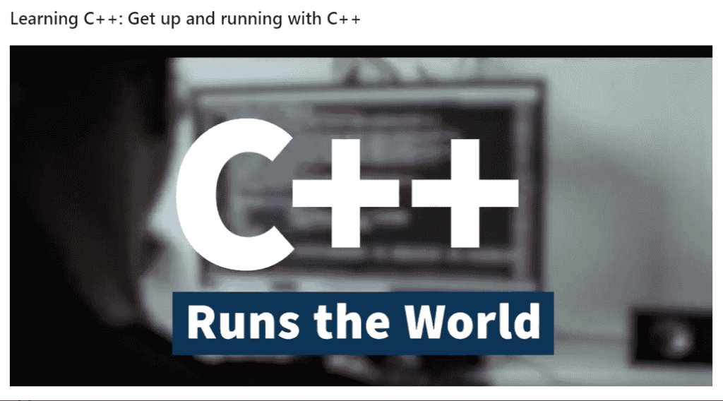 #2 getting started with c++ - Linkedin Learning 