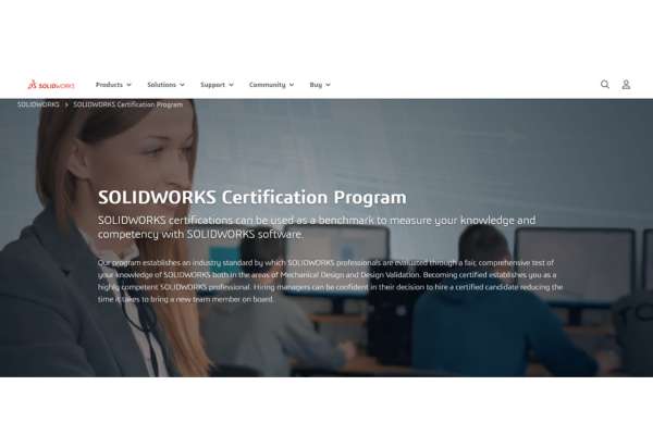 Best SolidWorks Paid Certification Program: SOLIDWORKS Certification Program