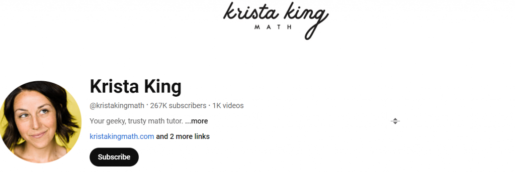 Calculus youtube channels #3 - krista king