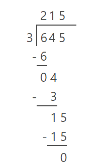 Long Division Example