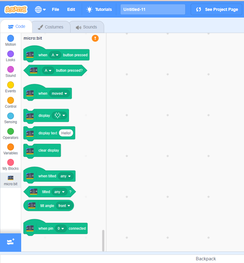using micro:bit with scratch