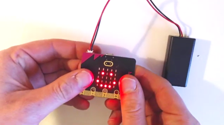 micro:bit Bluetooth connected