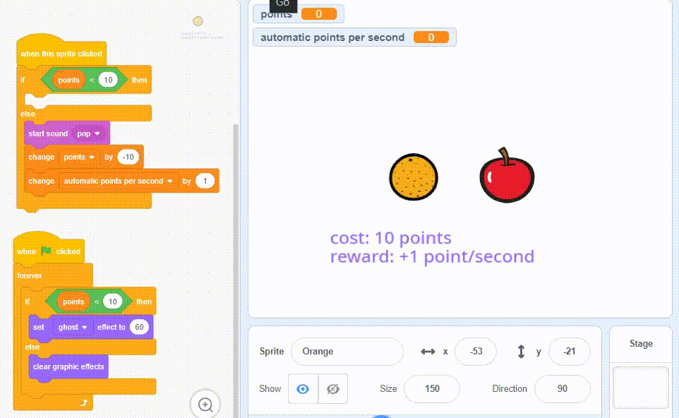 How to Make a Clicker Game in Scratch (Remastered) (Part 1) 
