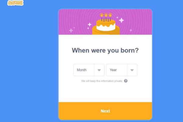select your birth date