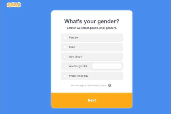 select your gender