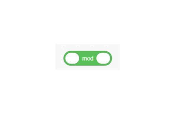 “() mod ()” Operator Block