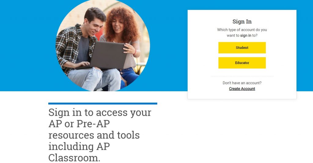 college board sign in page