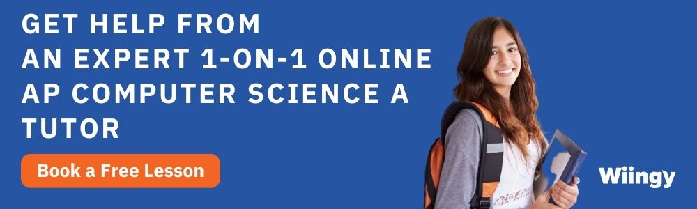 Get 1-on-1 online AP Computer Science A tutor
