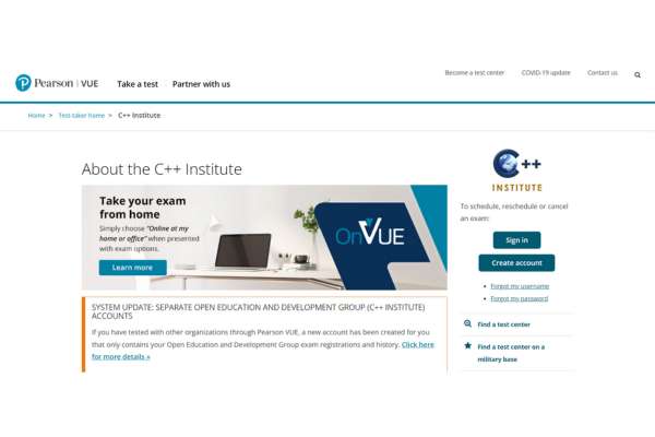 C++ Certification from C++ Institute